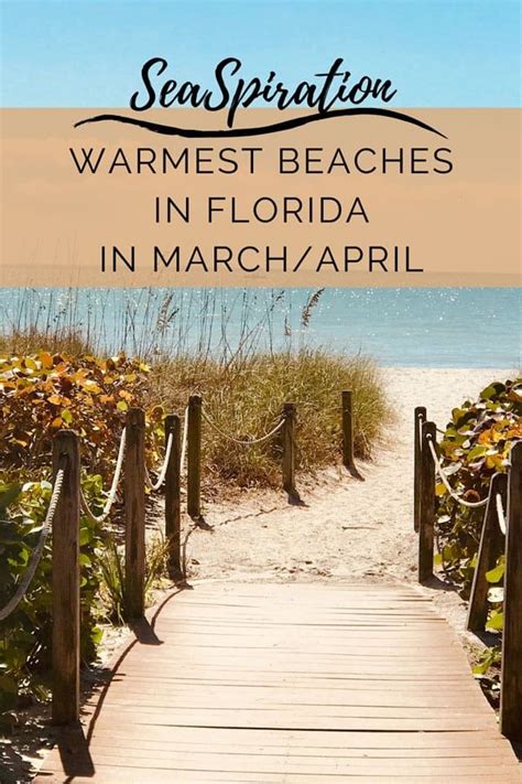 best places in florida to visit in april|warmest florida beaches in april.